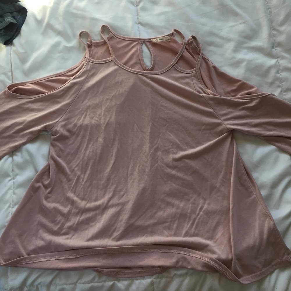 Open Shoulder Long Sleeve